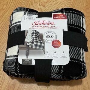Sunbeam Microplush Heated Throw